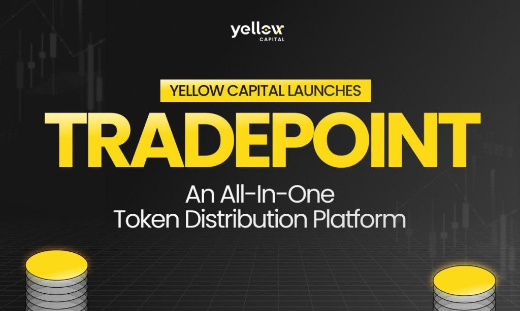 Yellow Capital lanza TradePoint para optimizar la distribución de tokens en proyectos Web3