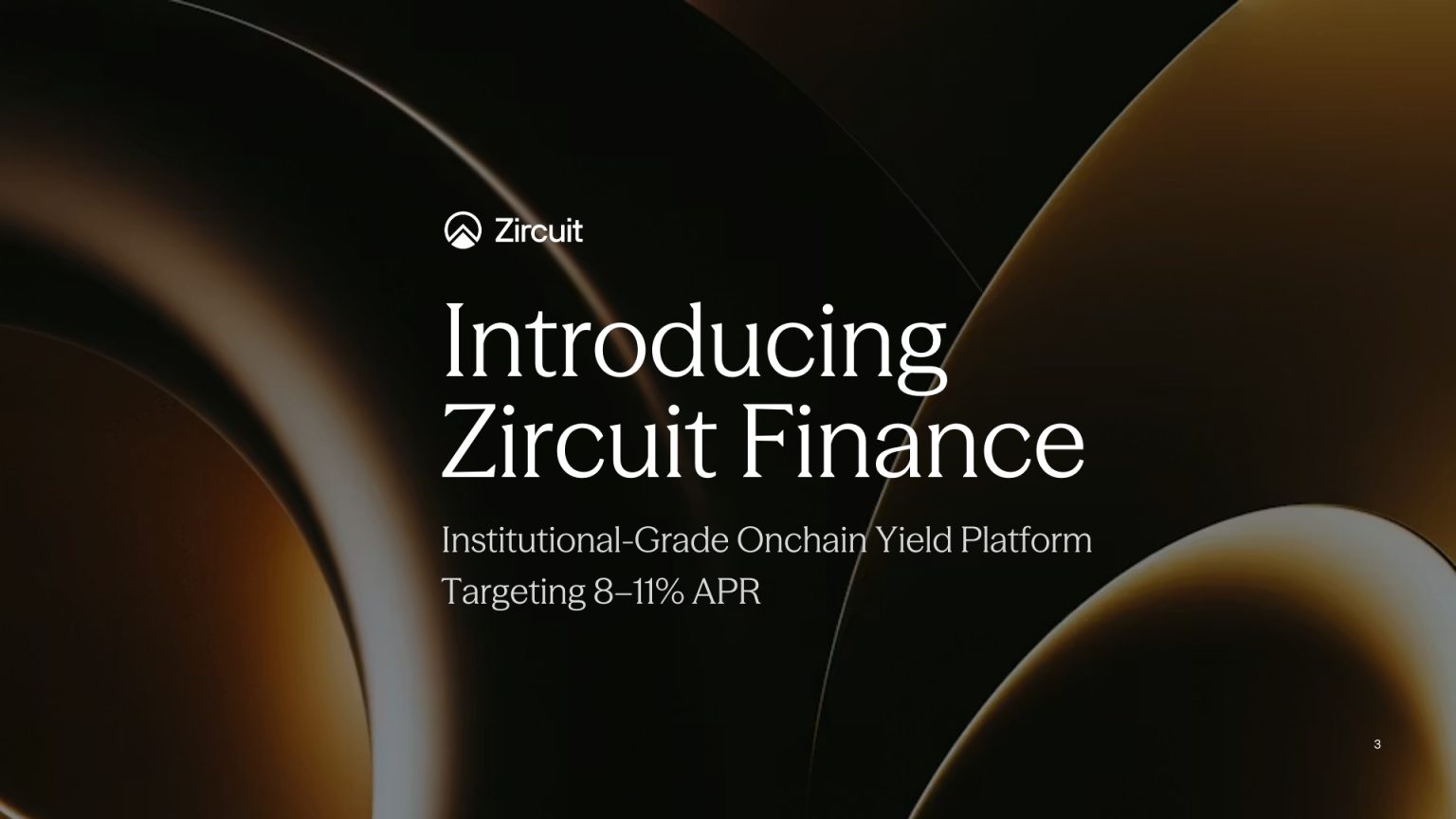 Zircuit Finance lanza plataforma de rendimiento institucional en cadena con objetivo de 8 a 11 por ciento de tasa anual