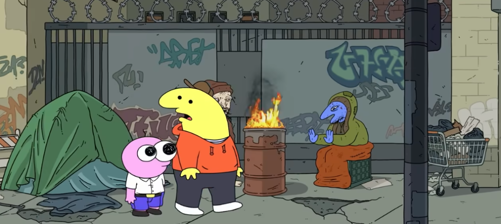 Smiling friends ending